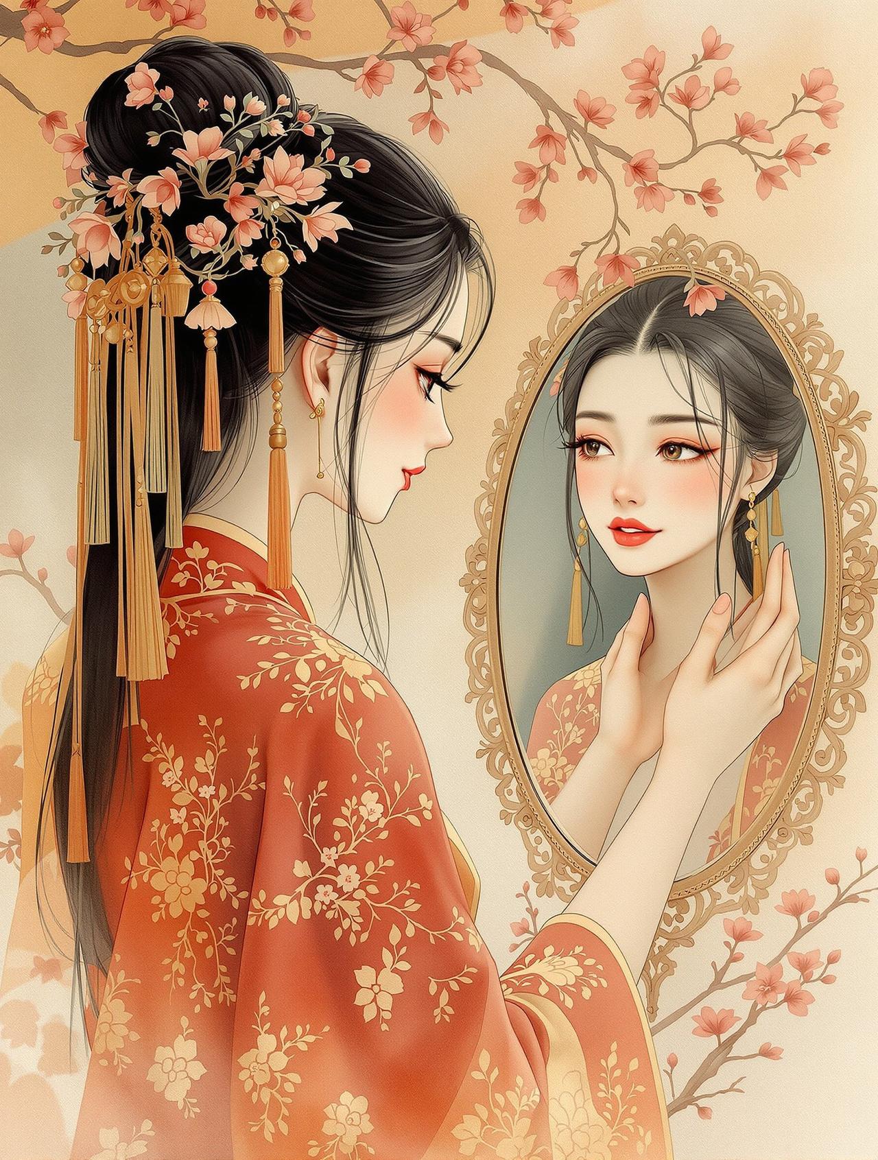 天天漫画 - 朱颜辞镜，最是人间留不住，朱颜辞镜花辞树